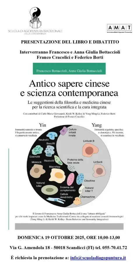Presentazione libro Antico Sapere Cinese e scienza contemporanea