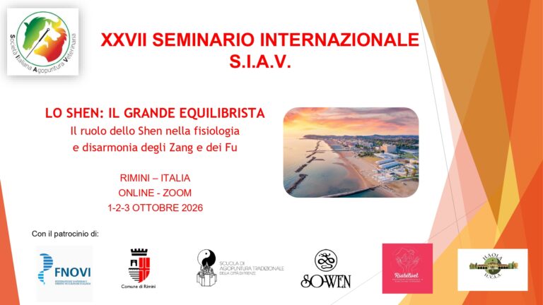 XXVII Seminarion Internazionale S.I.A.V.